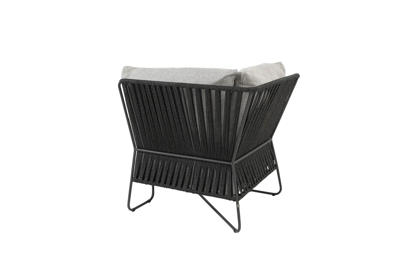 4 Seasons Outdoor Balade hoek loungeset 5 delig antraciet 4 Seasons Outdoor