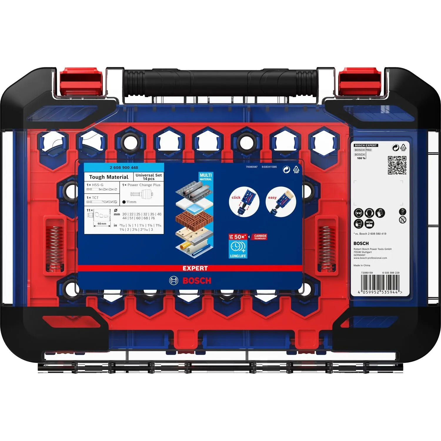 BOSCH PROFESSIONAL EXPERT TOUGH MATERIAL GATZAGENSET 14DELIG  2608900448