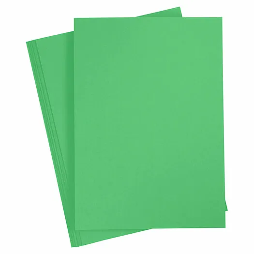 Gekleurd Karton Gras Groen A4, 20 vel