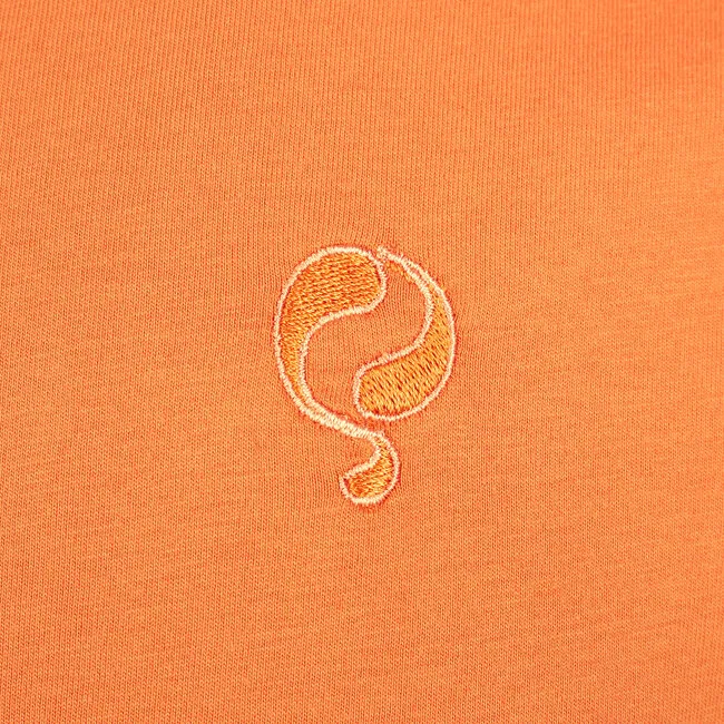 HEREN TSHIRT KATWIJK  ROEST ORANJE 