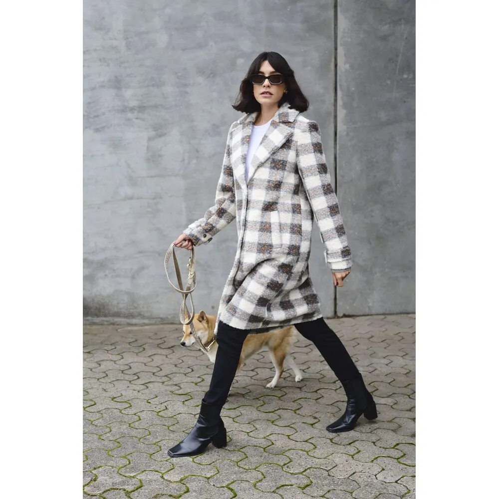 KAELENA COAT  BLAZERJAS VAN KAFFE MET REVERS KRAAG