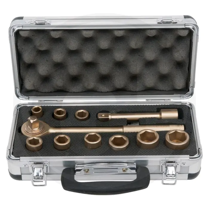 KS TOOLS BRONZE STECKSCHLüSSELSATZ 1/2" 23TLG.  VONKVRIJ, EXPLOSIONSGESCHüTZT, KORROSIONSBESTäNDIG