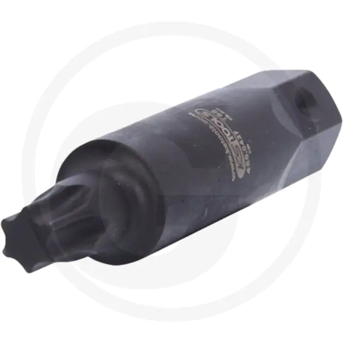 Ks tools kracht-bitinzetstuk tx l=107mm, t60 - super chroom-molybdeenstaal - sw 22