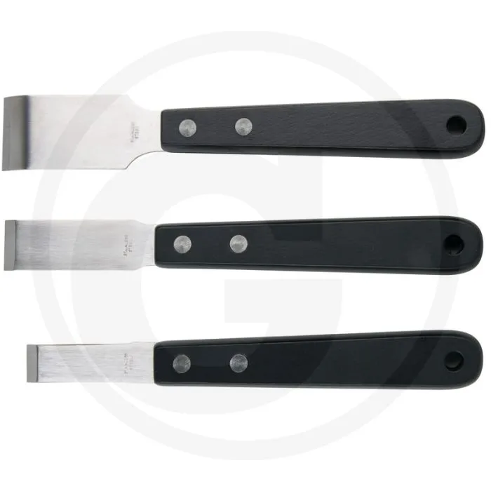 KS TOOLS SCHABMEIßELSATZ,3TLG.  IDEAL ZUM ENTFERNEN VON PLAKETTEN UND DICHTUNGEN