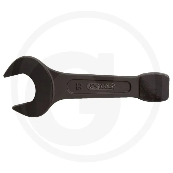 Ks tools slag-steeksleutel, 170mm - din 133 maulstellung 15° abgewinkelt mit schlagkante -