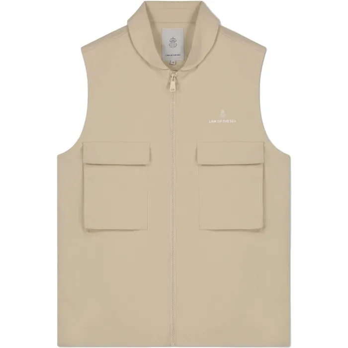 Law of the sea Bodywarmer Beige