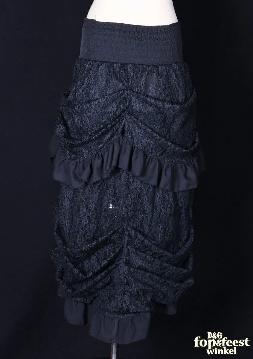 Luxe kanten steampunk rok Myst