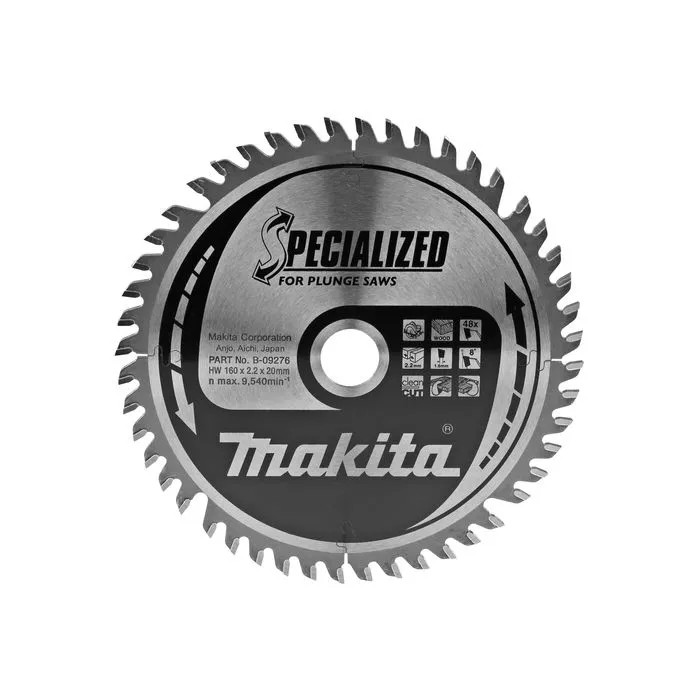 MAKITA B09276 INVALZAAGBLAD HOUT