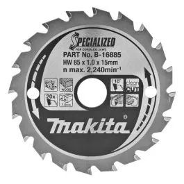 MAKITA B16885 CIRKELZAAGBLAD HOUT