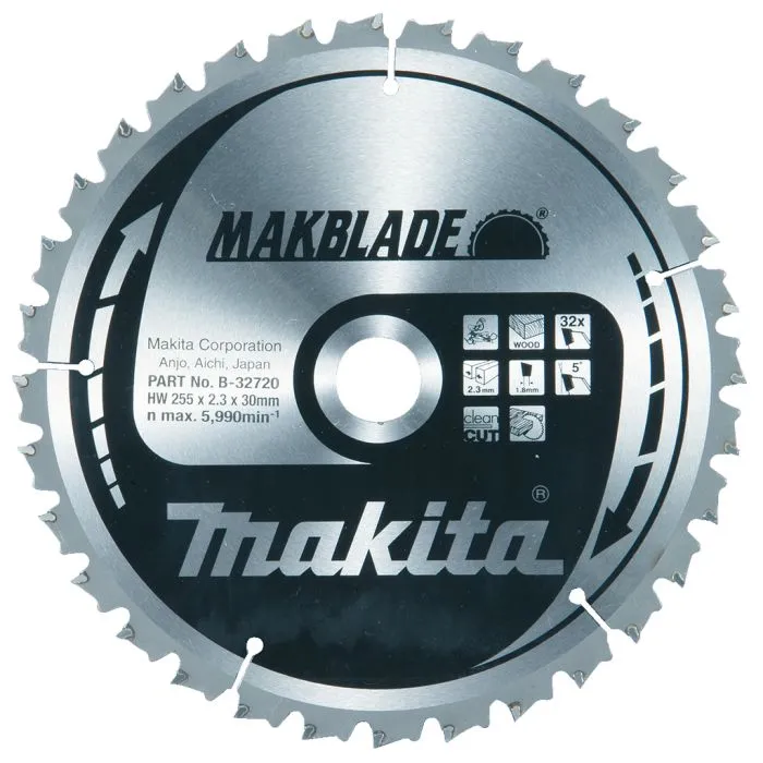 MAKITA B32720 CIRKELZAAGBLAD HOUT