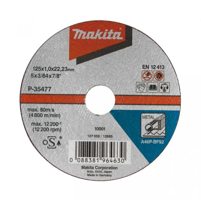 Makita Doorslijpsch. 400x20mm metaal