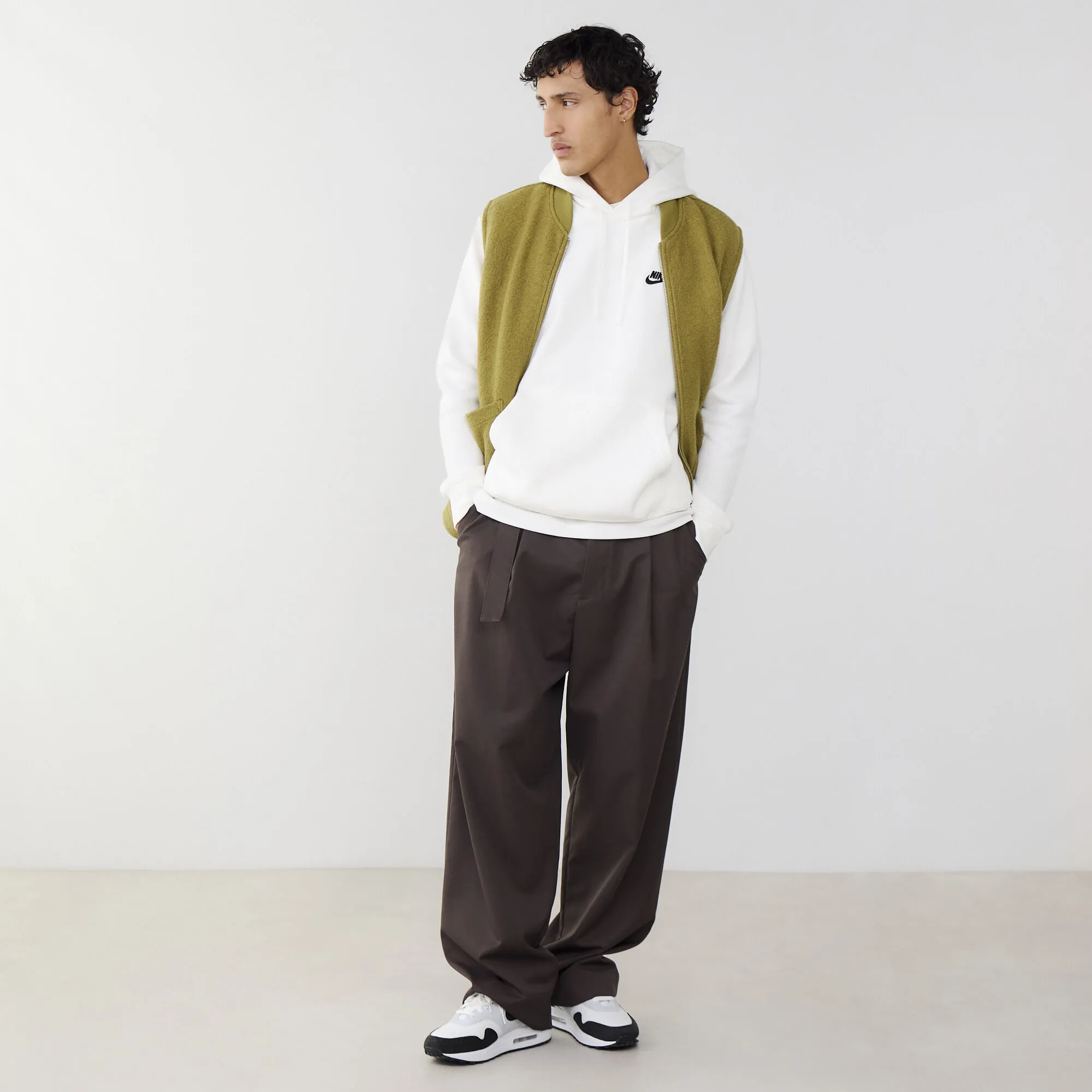 NIKE hoodie club small logo