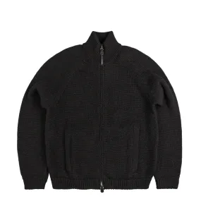 Our Legacy Utra Zip Funnel Jet Black Isels Wool