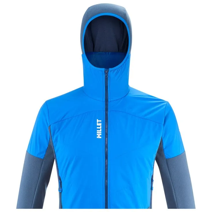 Skijassen Millet Rutor Alpha Hoodie M Dark Denim Icon Blue