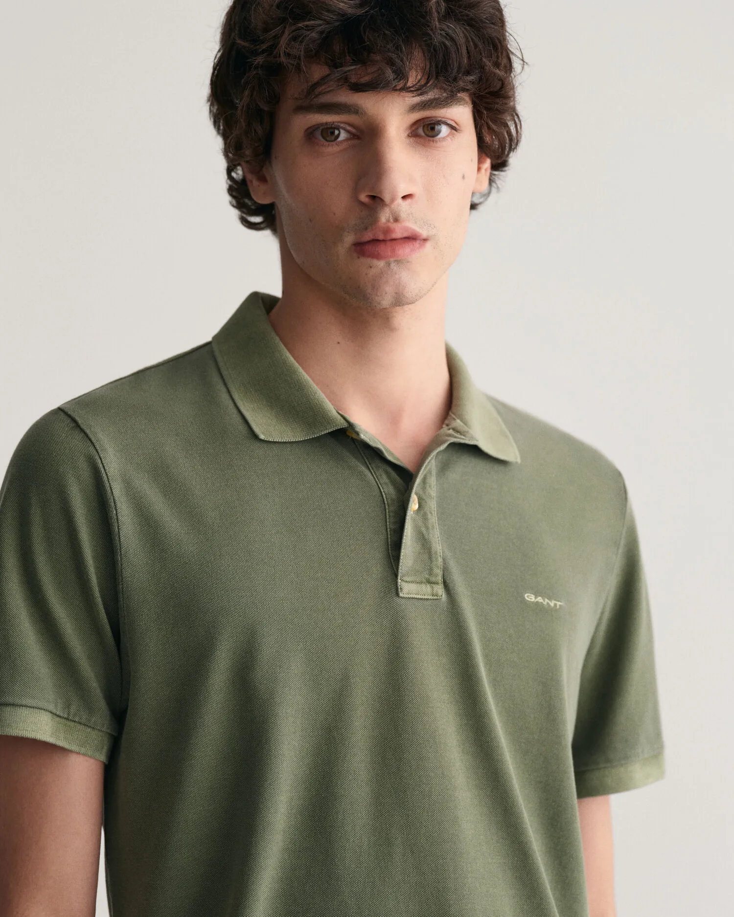 Sunfaded piqué poloshirt