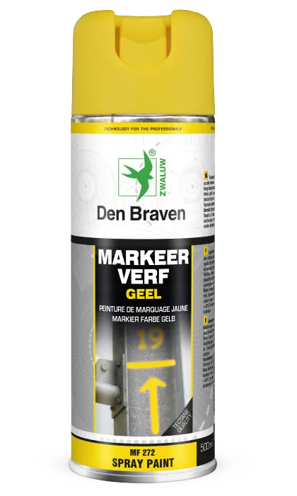 Zwaluw Markeerspray Geel 500ml